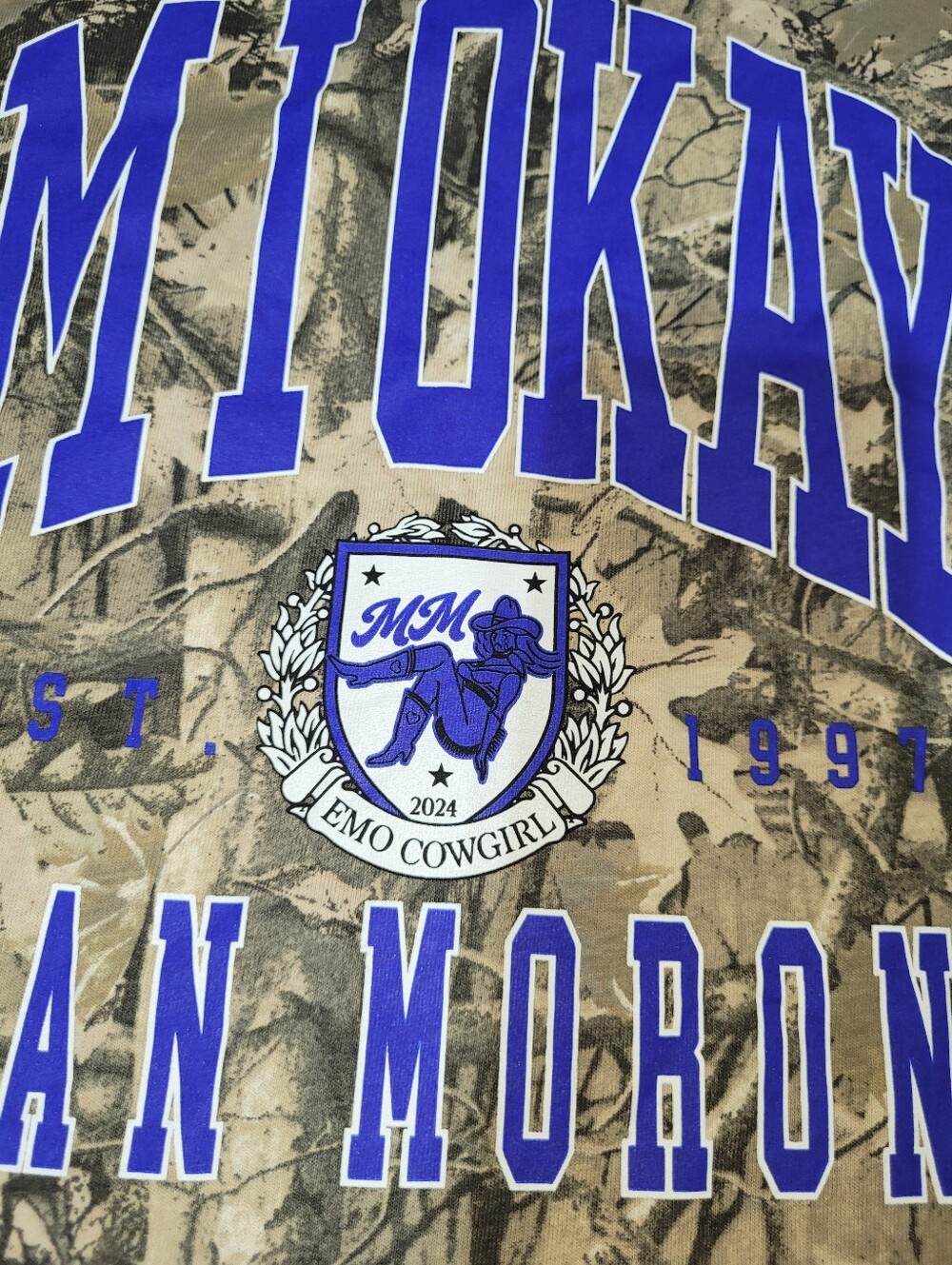 Megan Moroney Womens 3X Am I Okay Cano Country Concert Tour Tshirt Emo Cowgirl - Picture 3 of 7